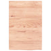 Blat de baie, maro deschis, 40x60x(2-4) cm, lemn masiv tratat - WALTI WALTI
