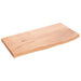 Blat de baie, maro deschis, 60x30x2 cm, lemn masiv tratat - WALTI WALTI
