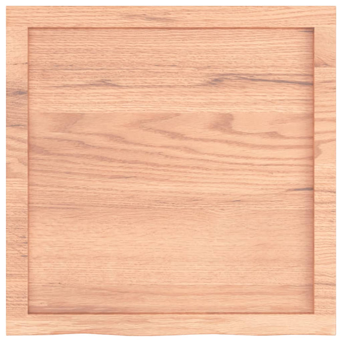 Blat de baie, maro deschis, 60x60x(2-4) cm, lemn masiv tratat WALTI