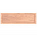 Blat de baie, maro deschis, 100x30x(2-4) cm, lemn masiv tratat - WALTI WALTI