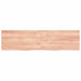 Blat de baie, maro deschis, 120x30x(2-4) cm, lemn masiv tratat - WALTI WALTI