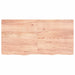 Blat de baie, maro deschis, 120x60x(2-4) cm, lemn masiv tratat - WALTI WALTI