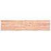 Blat de baie, maro deschis, 140x30x(2-4) cm, lemn masiv tratat - WALTI WALTI