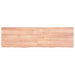 Blat de baie, maro deschis, 140x40x(2-4) cm, lemn masiv tratat - WALTI WALTI