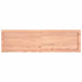 Blat de baie, maro deschis, 140x40x(2-4) cm, lemn masiv tratat - WALTI WALTI
