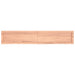 Blat de baie, maro deschis, 160x30x(2-4) cm, lemn masiv tratat - WALTI WALTI