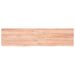 Blat de baie, maro deschis, 160x40x(2-4) cm, lemn masiv tratat - WALTI WALTI