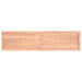 Blat de baie, maro deschis, 160x40x(2-4) cm, lemn masiv tratat - WALTI WALTI