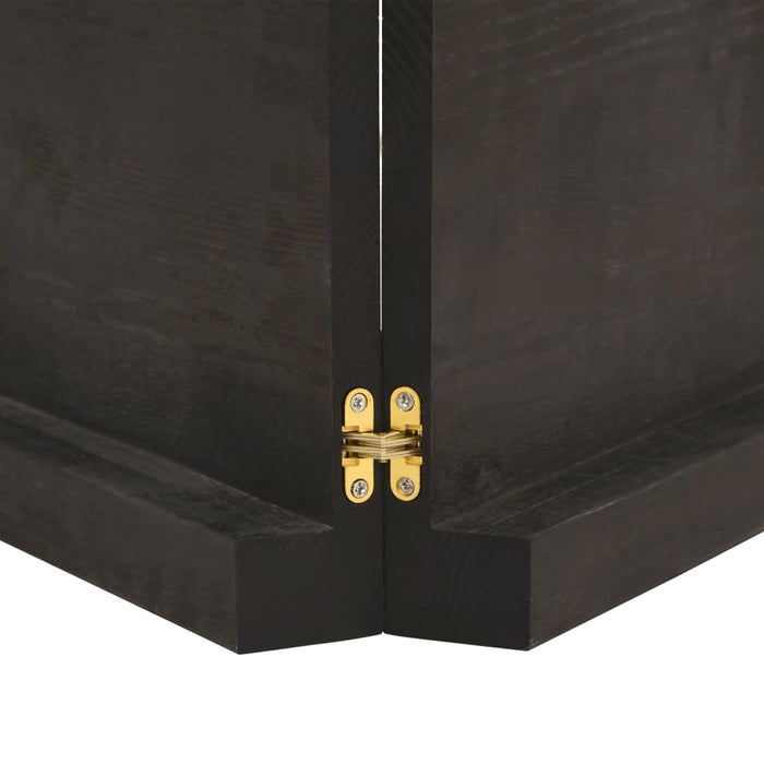 Blat de baie, gri închis, 120x50x6 cm, lemn masiv tratat - WALTI WALTI