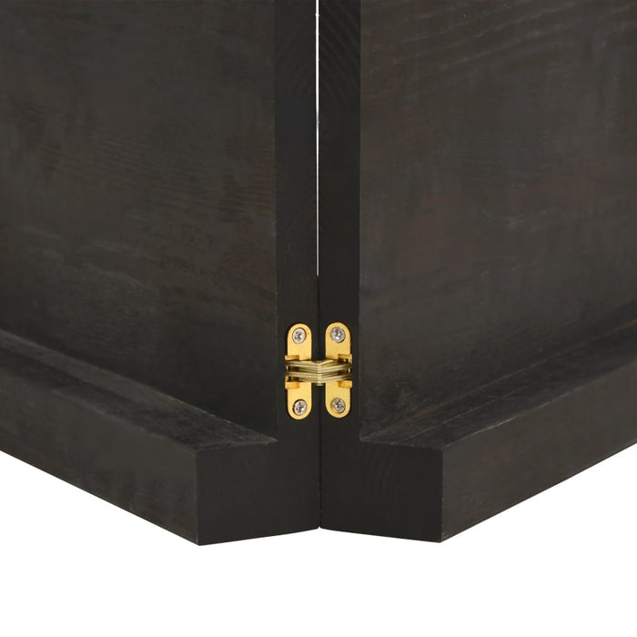 Blat de baie, maro închis, 180x60x(2-6) cm, lemn masiv tratat - WALTI WALTI