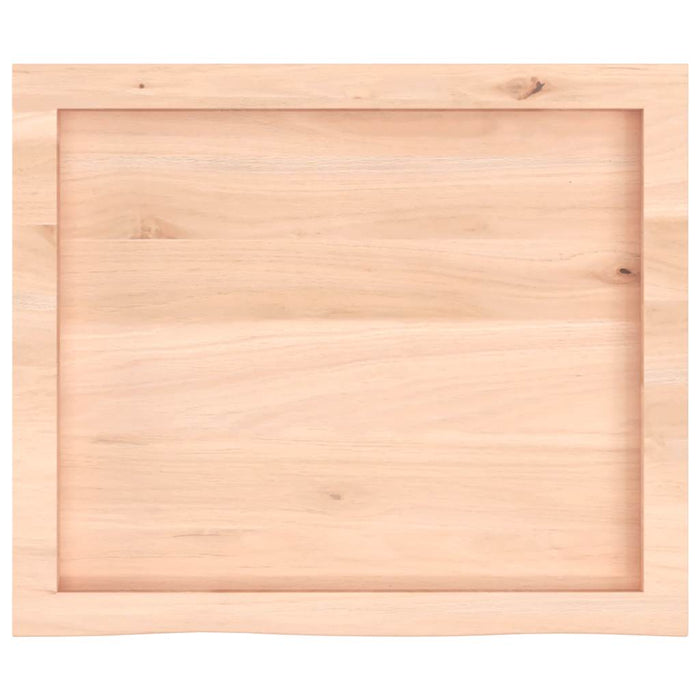 Blat de masă, 60x50x(2-4) cm, lemn masiv de stejar netratat - WALTI WALTI