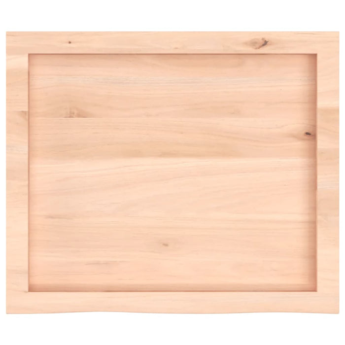 Blat de masă, 60x50x(2-6) cm, lemn masiv de stejar netratat - WALTI WALTI