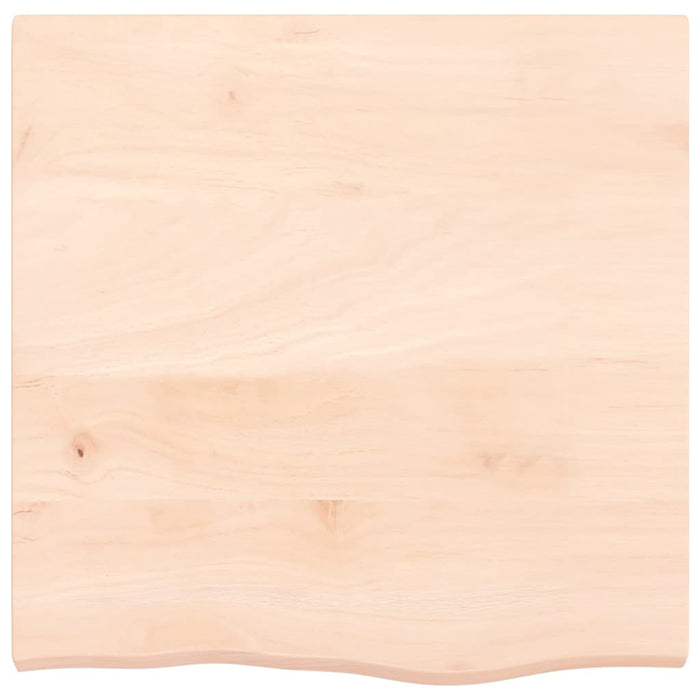 Blat de masă, 60x60x(2-4) cm, lemn masiv de stejar netratat - WALTI WALTI