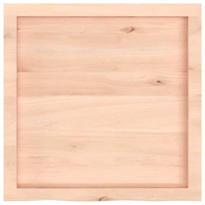 Blat de masă, 60x60x(2-6) cm, lemn masiv de stejar netratat - WALTI WALTI
