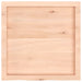 Blat de masă, 60x60x(2-6) cm, lemn masiv de stejar netratat - WALTI WALTI