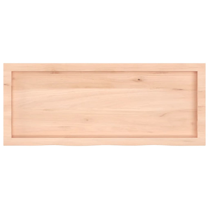 Blat de masă, 100x40x(2-4) cm, lemn masiv de stejar netratat - WALTI WALTI