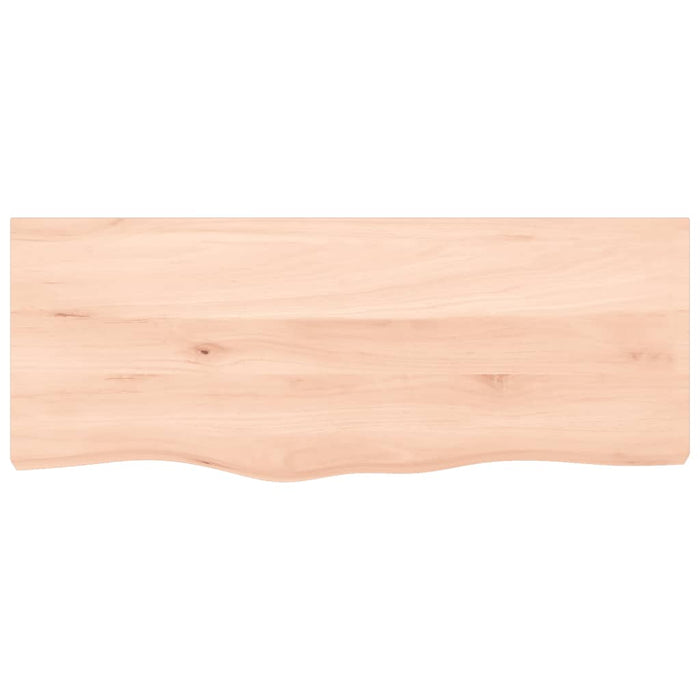 Blat de masă, 100x40x(2-6) cm, lemn masiv de stejar netratat WALTI