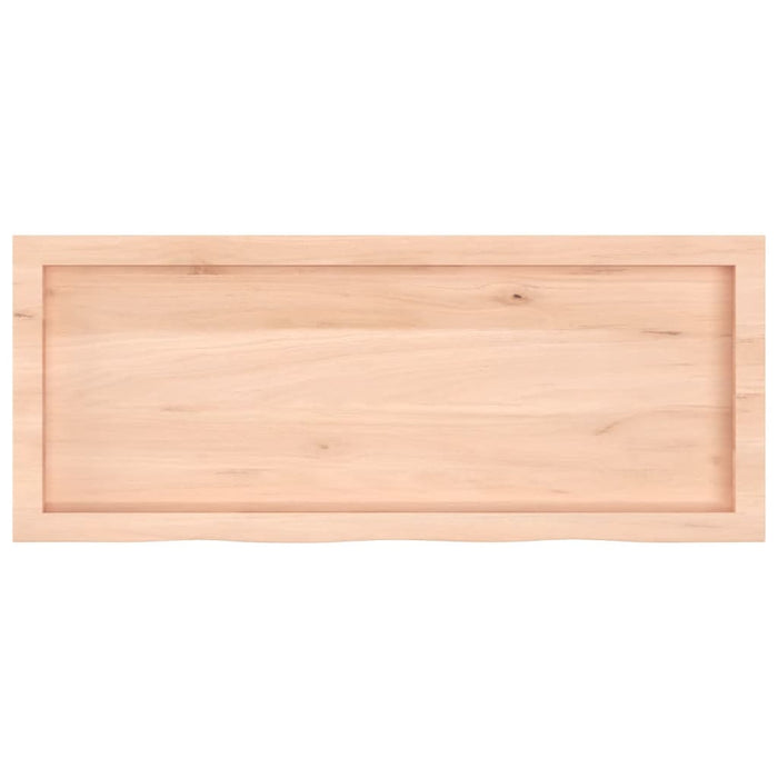 Blat de masă, 100x40x(2-6) cm, lemn masiv de stejar netratat WALTI