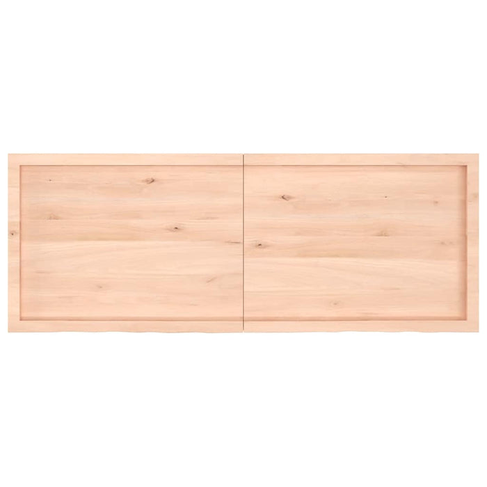 Blat de masă, 160x60x(2-6) cm, lemn masiv de stejar netratat WALTI