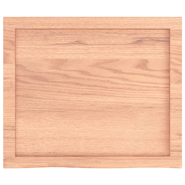 Blat de masă maro 60x50x(2-6) cm, lemn masiv stejar tratat WALTI