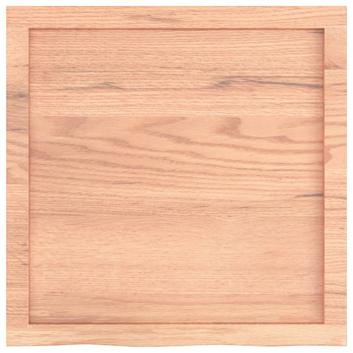 Blat de masă maro 60x60x(2-4) cm, lemn masiv stejar tratat WALTI