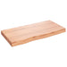 Blat de masă maro 80x40x(2-6) cm, lemn masiv stejar tratat - WALTI WALTI