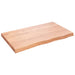 Blat de masă maro 100x60x(2-6) cm, lemn masiv stejar tratat - WALTI WALTI