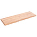 Blat de masă maro 120x40x(2-4) cm, lemn masiv stejar tratat - WALTI WALTI
