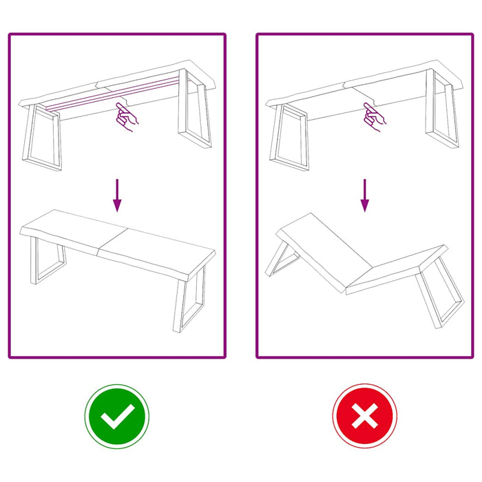Blat de masă maro 120x40x(2-4) cm, lemn masiv stejar tratat - WALTI WALTI