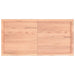 Blat de masă maro 120x60x(2-6) cm, lemn masiv stejar tratat - WALTI WALTI