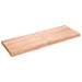 Blat de masă maro 140x50x(2-6) cm, lemn masiv stejar tratat - WALTI WALTI