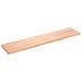 Blat de masă maro 180x40x(2-4) cm, lemn masiv stejar tratat - WALTI WALTI