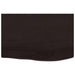 Blat de masă maro 60x40x(2-4) cm, lemn masiv stejar tratat - WALTI WALTI