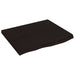 Blat de masă maro 60x50x(2-4) cm, lemn masiv stejar tratat - WALTI WALTI