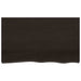 Blat de masă maro 100x60x(2-6) cm, lemn masiv stejar tratat - WALTI WALTI