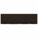 Blat de masă maro 180x50x(2-6) cm, lemn masiv stejar tratat - WALTI WALTI