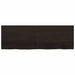 Blat de masă maro 180x60x(2-6) cm, lemn masiv stejar tratat - WALTI WALTI