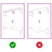 Blat de masă maro 180x60x(2-6) cm, lemn masiv stejar tratat - WALTI WALTI