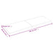 Blat de masă maro 180x60x(2-6) cm, lemn masiv stejar tratat - WALTI WALTI