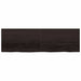Blat de masă maro 200x60x(2-6) cm, lemn masiv stejar tratat - WALTI WALTI