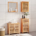 Set mobilier de baie, 4 piese, lemn masiv de nuc - WALTI WALTI