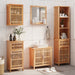 Set mobilier de baie, 5 piese, lemn masiv de nuc - WALTI WALTI