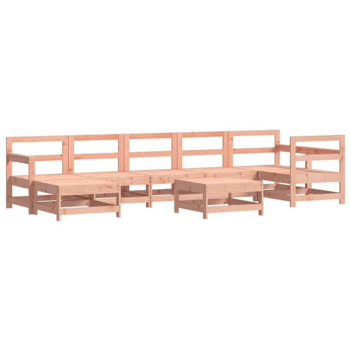 Set mobilier de grădină cu perne, 8 piese, lemn masiv douglas - WALTI WALTI
