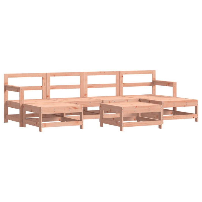 Set mobilier de grădină cu perne, 7 piese, lemn masiv douglas - WALTI WALTI