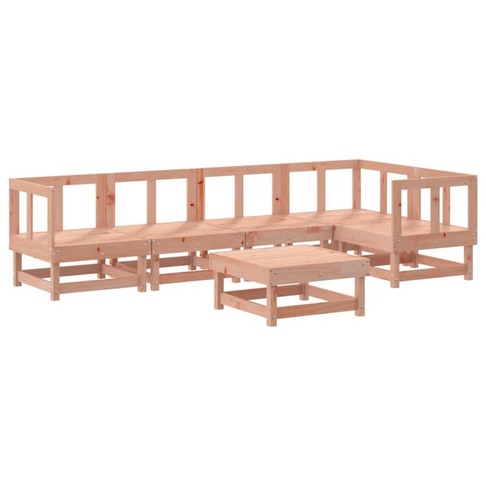 Set mobilier de grădină cu perne, 6 piese, lemn masiv Douglas - WALTI WALTI