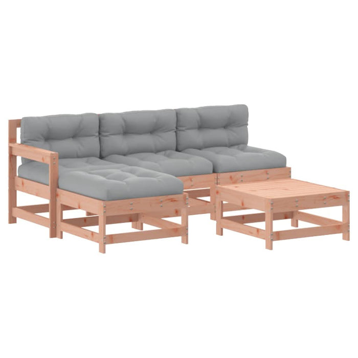 Set mobilier de grădină cu perne, 5 piese, lemn masiv douglas - WALTI WALTI