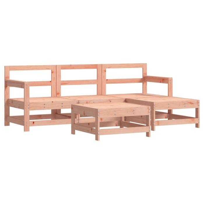 Set mobilier relaxare de grădină, 5 piese, lemn masiv douglas - WALTI WALTI