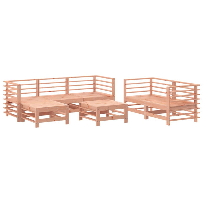 Set mobilier de grădină, 7 piese, lemn masiv douglas - WALTI WALTI