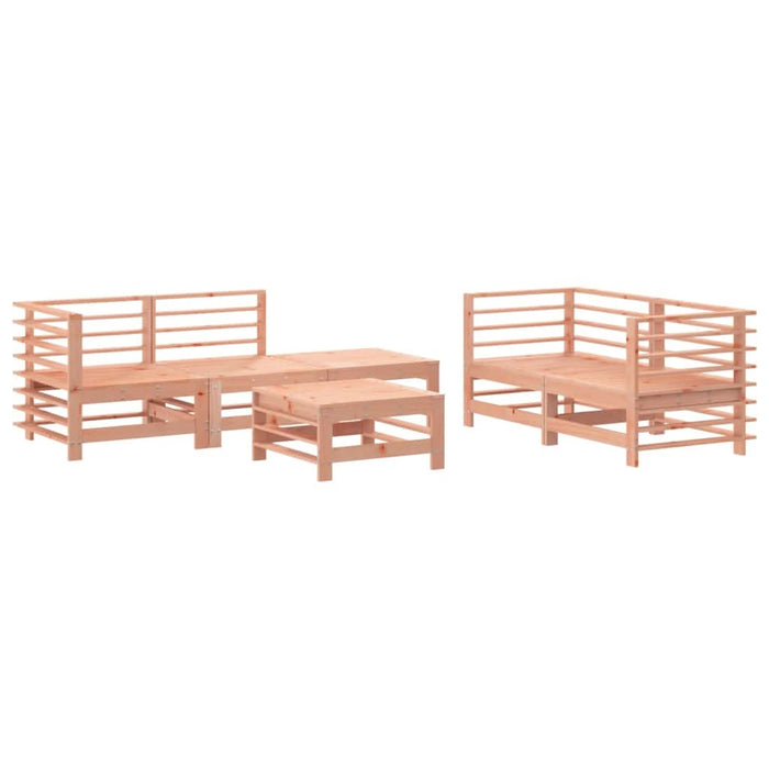 Set mobilier relaxare grădină, 6 piese, lemn masiv Douglas - WALTI WALTI
