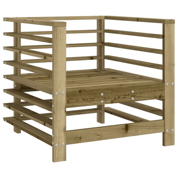 Set mobilier de grădină, 7 piese, lemn de pin tratat - WALTI WALTI